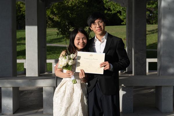 Canberra Certificate of Marriage Event